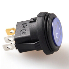 15 Pcs 12V 20A Waterproof Round /Off Rocker Car Auto Boat SPST