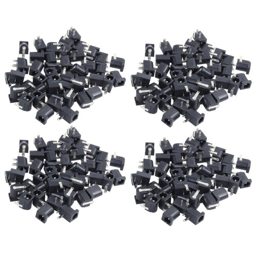 180 Pcs  Power Jack Socket 2.1mm x 5.5mm -Type PCB Mount -005