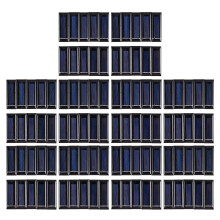100Pcs Solar Panel New 0.5V 100MA Solar Cells Photovoltaic Panels Module Sun Power Battery Charger DIY 53x18x2.5mm