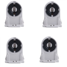 4X Titolare T8 Lampada Fluorescente di Illuminazione Dello Zoccolo