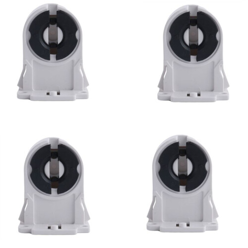 4X T8 Fluorescent Lighting Socket Lamp Holder