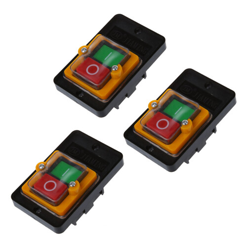 3X AC 220/380V /OFF Water Proof Push Button  -5