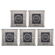 5X Infrared Sensor No Contact Contactless Switches Door Release Exit Button with LED Indication