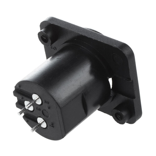 XLR Male Plug Straight Terminal Panel Mounted Connector 20 Pieces 2