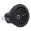 10Pcs SPST Black Button /Off Round Rocker  AC 6A/250V 10A/125V 3