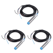 3X 6-36V PNP NO 3-Wire 4mm Cylindrical Inductive Proximity Sensor Approach LJ12A3-4-Z/BY