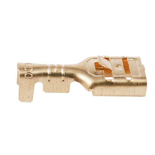 Brass 6.3 mm Connectors Female Spade Cable Terminals, 80 Piece