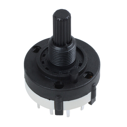 5X 3P4T 3 Pole 4 Position Single Wafer Band Selector Rotary  W Knob 1