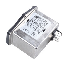 2X Solder Lug Terminals IEC 320 C14 EMI Filter + Boat + Fuse Holder