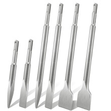 SDS  Chisel Set,6pcs Tile Chisel Spade Chisel Drill Hammer Chisel Set for Concrete,Masonry,Tiles,Tile Adhesive