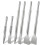 SDS  Chisel Set,6pcs Tile Chisel Spade Chisel Drill Hammer Chisel Set for Concrete,Masonry,Tiles,Tile Adhesive 1
