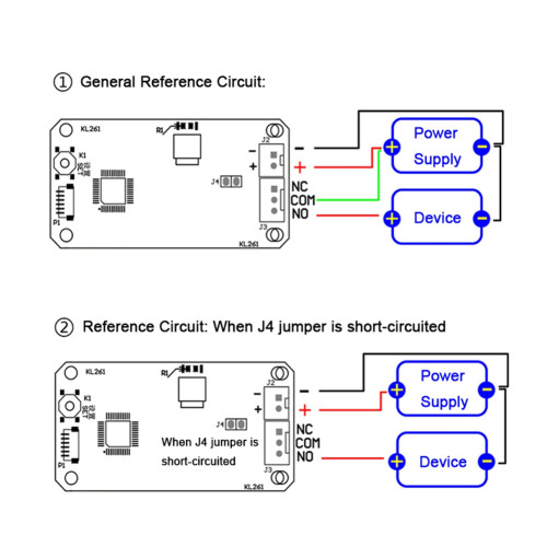 KL261 R558 DC5.5-15V Realy Output Low Power Consumption Fingerprint Access Control Board with Self-Locking Mode 2