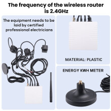 Tuya  Life 3 Phase WiFi  KWH Meter 80A 120A Power Clamp Current Transformer App Monitor(120A)