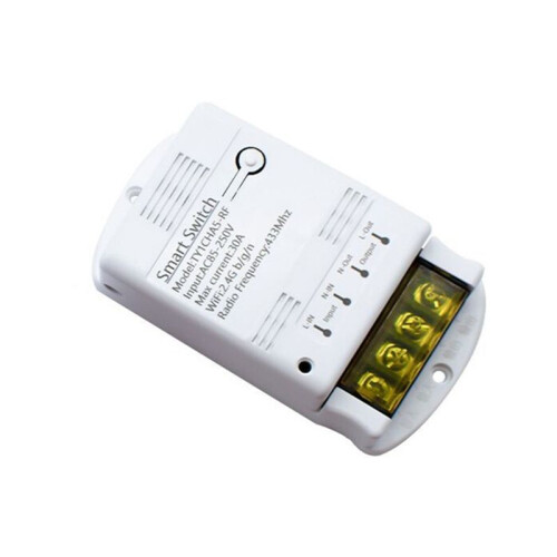 Tuya Wifi 30A Relay Module 85-250V   DIY 433MHZ RF Controller SmartLife APP Voice Relay Timer Remote Control 2