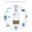 Tuya Wifi 30A Relay Module 85-250V   DIY 433MHZ RF Controller SmartLife APP Voice Relay Timer Remote Control 6