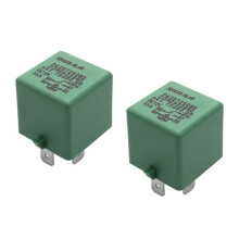 2 Stuks 12V 35A 5 Pins Cooling Radiator Fan Relais Groen 6547TX voor  206 207 306 307 406 407 807