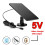 4W 5V Solar Cells Charger USB Charging Portable Solar Panels for Security Camera/Small Home Light System 8