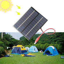 12V 2W Painel Solar Charger Power DIY MóDulo de CéLula Solar Bateria ImpermeáVel para Carro Acampamento Ao Ar Livre