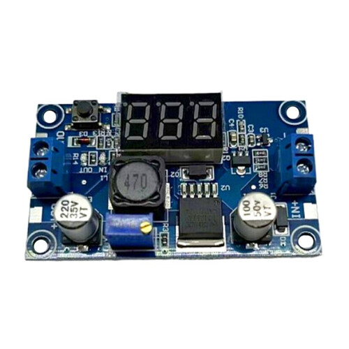 LM2596   Adjustable Step Down Converter Voltage Regulator LED Display Voltmeter 4.0-40 To 1.3-37V Power Adapter 2