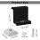 12 Pack Solar Module Holder End Clamp, End Clamp for Mounting Solar Panel, Side Clamp for PV Solar Module Fixings 30Mm 7