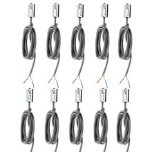 10Pcs Air Cylinder Magnetic Sensor , CS1-F /AC 5-240V Adaptable for SC/SI/SU/MI/JSI Type Pneumatic Cylinder