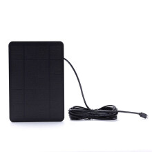Painel Solar de 4W 5V para Câmera de SegurançA Ao Ar Livre, Painel Solar de Carregamento USB para CCTV, Câmera de SegurançA, Monitor, Fonte de