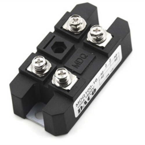 Rectifier Module MDQ100A/1600V Single-Phase Module Current Foot Single-Phase Charger Rectifier Bridge Module 1