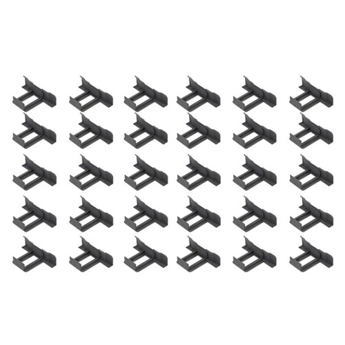 30Pc Solar Panel Frames Water Drained Clip Thickness 40mm PV Panels Auto Remove Stagnant Water Dust Outdoor Tool