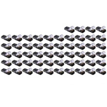 54-Teiliger Doppeldraht-Steckverbinder, Steckbare LED-Kabelverbinder mit Verriegelungsschnalle, Schnelle Verbindungskabelverbinder