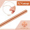 2 Rolls Soft Copper Wire Solid Bare Bendable Wire for Electroculture, Jewelry Making (12 Gauge 52.49Feet Per Roll) 8