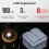 IP66 Wall Electrical  220V Light Waterproof  Off Security Button with Fixation Night in the Pc Power(B) 5