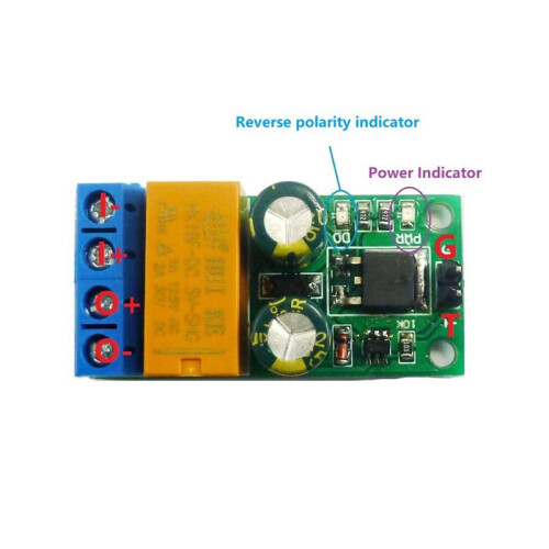 DC6-24V 2A Self-Locking Bistable Reverse Polarity Controller Relay Module DR55B01 Motor Forward/Reverse Controller Board 1
