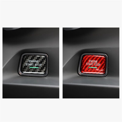 Start Stop Push Button for  Camaro Corvette C7 Car Engine Ignition  Button Cover Decoration Trim(B) 1