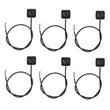 6Pc Momentary Momentary Push Button Off 12V 24V Surface Mount Button Durable Easy Install