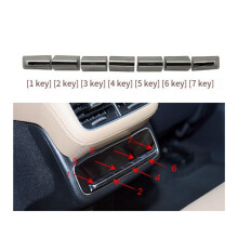 Car Rear A/C Adjustment Button for GLS GLE W167 2020-2024 Multimedia Cover Button No. 5