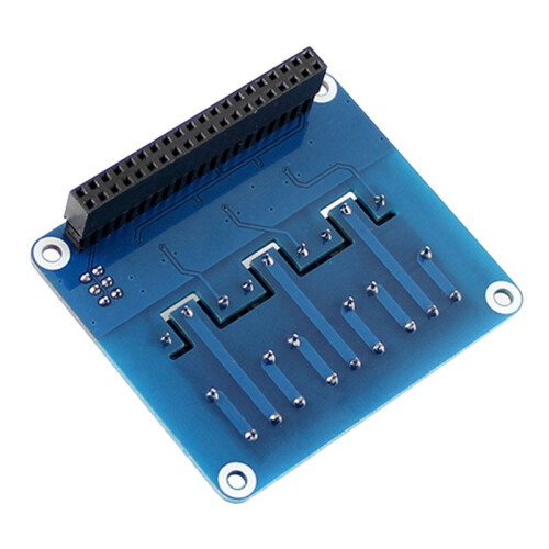 3 Channel Relay Extention Board for Raspberry Pi 5/4B with Optocoupler Isolation for Raspberry Pi 5 4B 3B+ 3B Zero 2W 2
