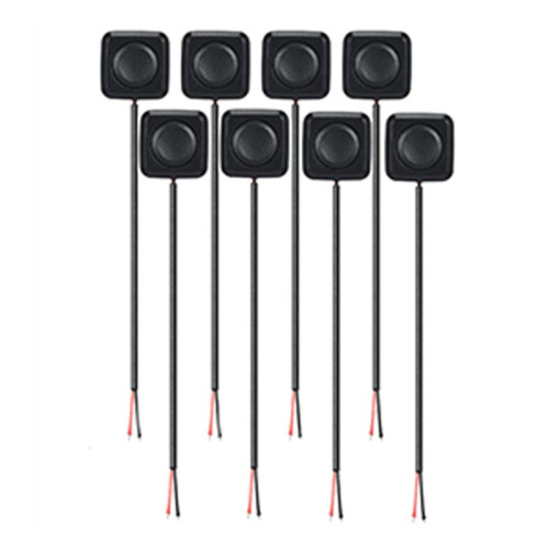 8Pcs 12V/24V  Momentary Push Button /Off , Surface Mount, Easy Installation for Electronic Experiment