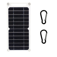 5V 6W Panel Solar Panel de Batería Portátil Cargador Solar Teléfono Móvil Energía Móvil para Senderismo Al Aire Libre Camping