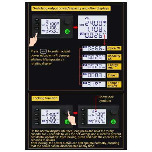 SK40 Upgraded  Buck-Boost Converter, CNC Adjustable Voltage Stabilized Power Supply, Constant Voltage Charging Module 1