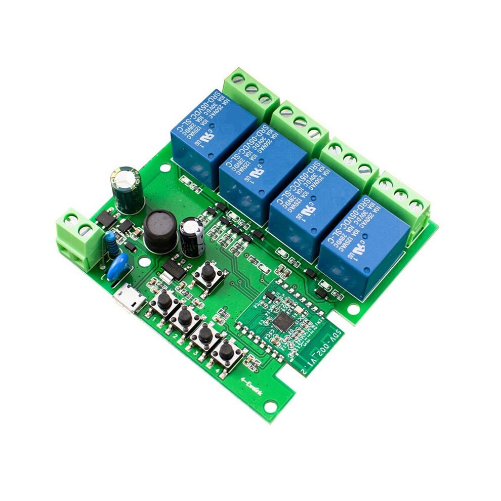 Ewelink Ac 85-250V Usb 5V Wifi Relay 4 Channel Wireless Module Work With Ewelink App Control 4713989164040