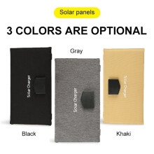 30W 18V Folding Solar Panel Type-C Usb Photovoltaic Charger Outdoor Mobile Phone Fast Charging Mobile Power Bank-Gray