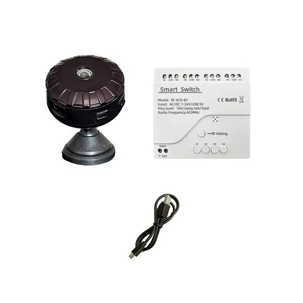 Ewelink Rf 4Ch Inching/Self-Locking Controller 433Mhz Remote Controlled Camera Real Monitoring 4711764442635