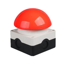 Emergency Stop Foot 1NO+1NC Mushroom Button Waterproof Self-Reset Manual Foot A
