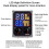 LCD Display Delay Relay Power- Delay Controller Electronic Delay Timer Relay with Base Socket DC24V 3