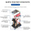 LCD Display Delay Relay Power- Delay Controller Electronic Delay Timer Relay with Base Socket DC24V 2
