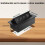 Hidden Embedded Power Strip - Socket 125V15A Desktop Socket Aluminum Alloy Multi-Function Embedded Desktop Socket 6