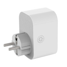 Tuya Plug European German Standard Voice-Controlled Wi-Fi Socket Timer Remote Control Monitor EU Plug