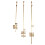3PCS Violin Brass Repair Crack Debug Clamps, Luthier Making Tools Strip Type Middle Seam Clamp Back Panel Seam Clip 1