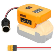 Convertitore Buck 2 In 1 per M18 Convertitore da 18 V A 12 V per Auto, Frigorifero, Auto Giocattolo, Ruota di Alimentazione, Giallo