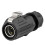 LP20 Industrial Aviation 2pin Panel Mount Male Plug Welding Cable Wire Electrical Power Connector Plug 1